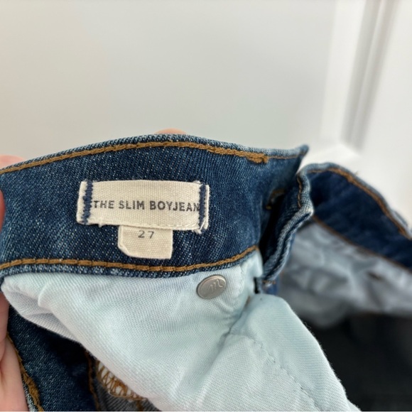 Madewell Distressed Slim Boy Jean Size 27 - Picture 7 of 7
